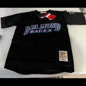 Randy Johnson Mitchell & ness Arizona Diamondbacks jersey. Size mens medium